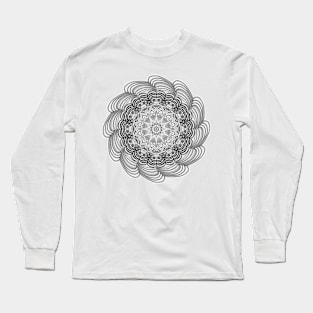 Mandala #22 Hearts and Scallops Long Sleeve T-Shirt